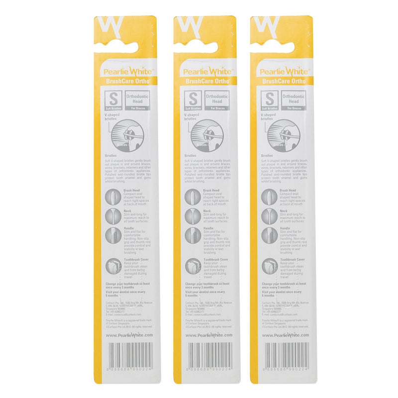 BrushCare Ortho Soft Toothbrush Triple Pack | Little Baby.