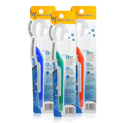 BrushCare Professional Ortho Soft Toothbrush Triple Pack | Little Baby.