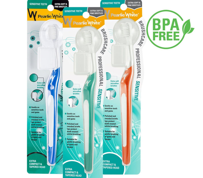 BrushCare Professional Sensitive Extra Soft Toothbrush Triple Pack | Little Baby.