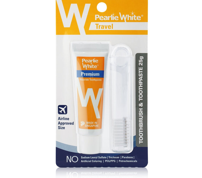 Travel Toothbrush | with Premium Toothpaste 25gm | Little Baby.