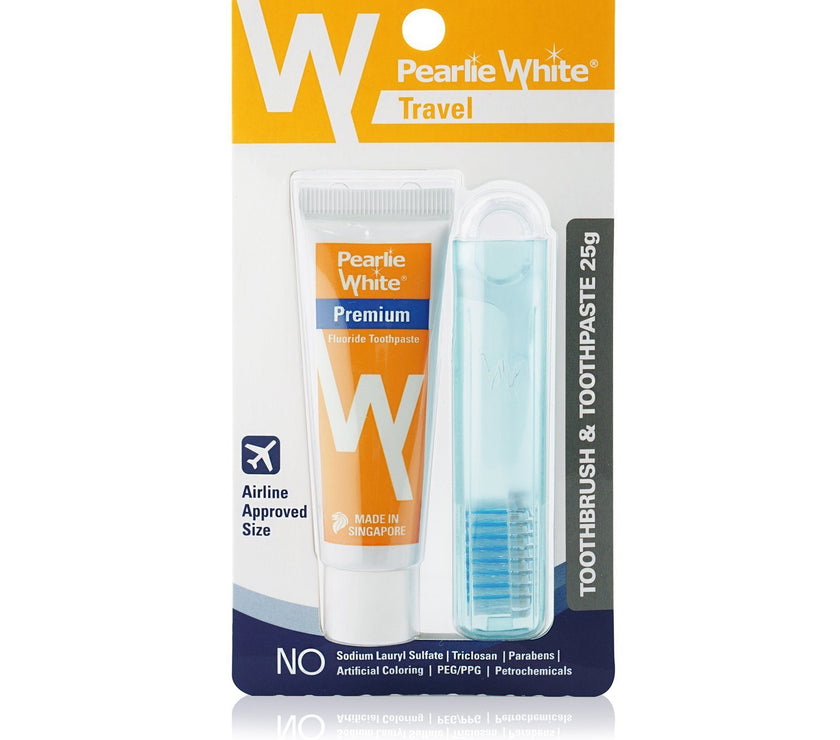Travel Toothbrush | with Premium Toothpaste 25gm | Little Baby.