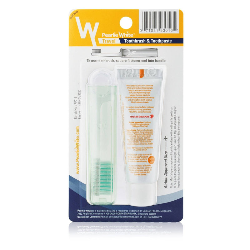 Travel Toothbrush | with Premium Toothpaste 25gm | Little Baby.