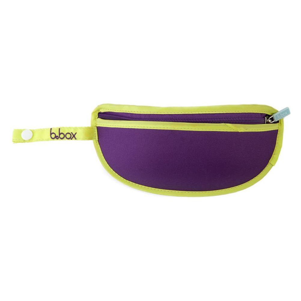 B.box Travel Bib w/ Baby Spoon (Splish Splash) | Little Baby.