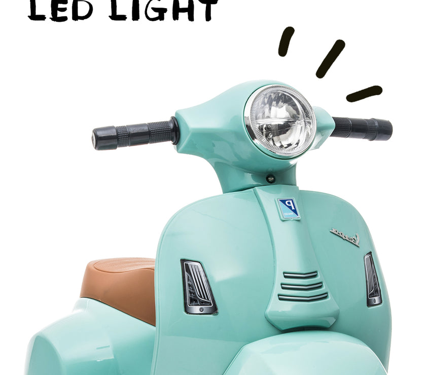 Vespa GTS Mini Electric Ride-On Kids Scooter (Assorted Designs) - Pre Order