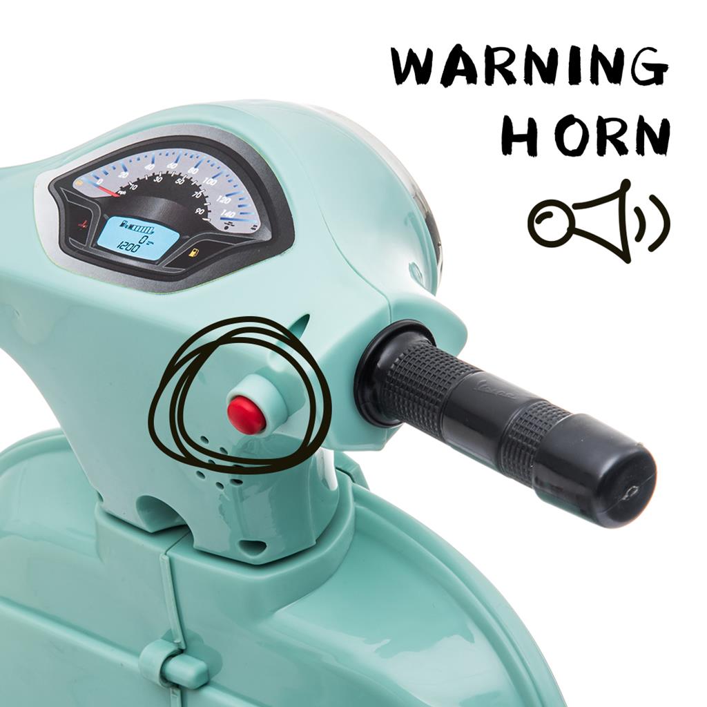 Vespa GTS Mini Electric Ride-On Kids Scooter (Assorted Designs)-14