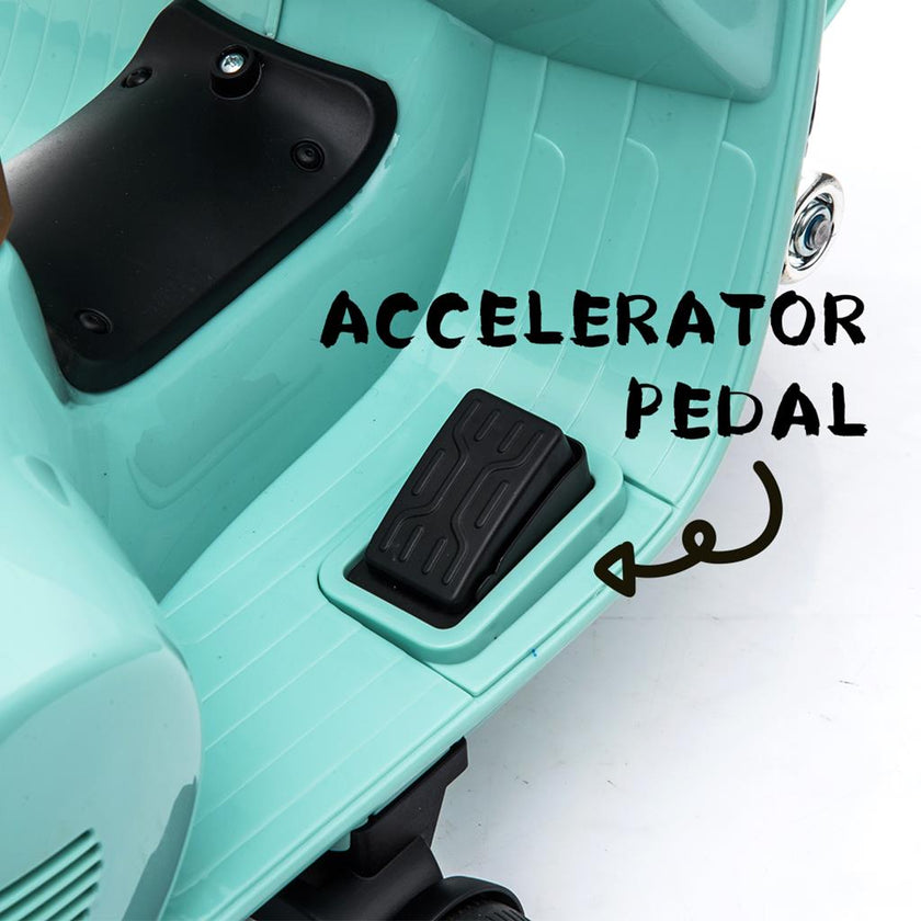 Vespa GTS Mini Electric Ride-On Kids Scooter (Assorted Designs) - Pre Order