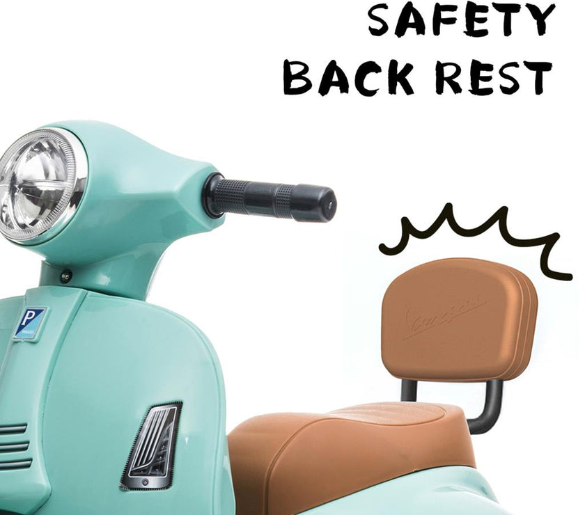 Vespa GTS Mini Electric Ride-On Kids Scooter (Assorted Designs) - Pre Order