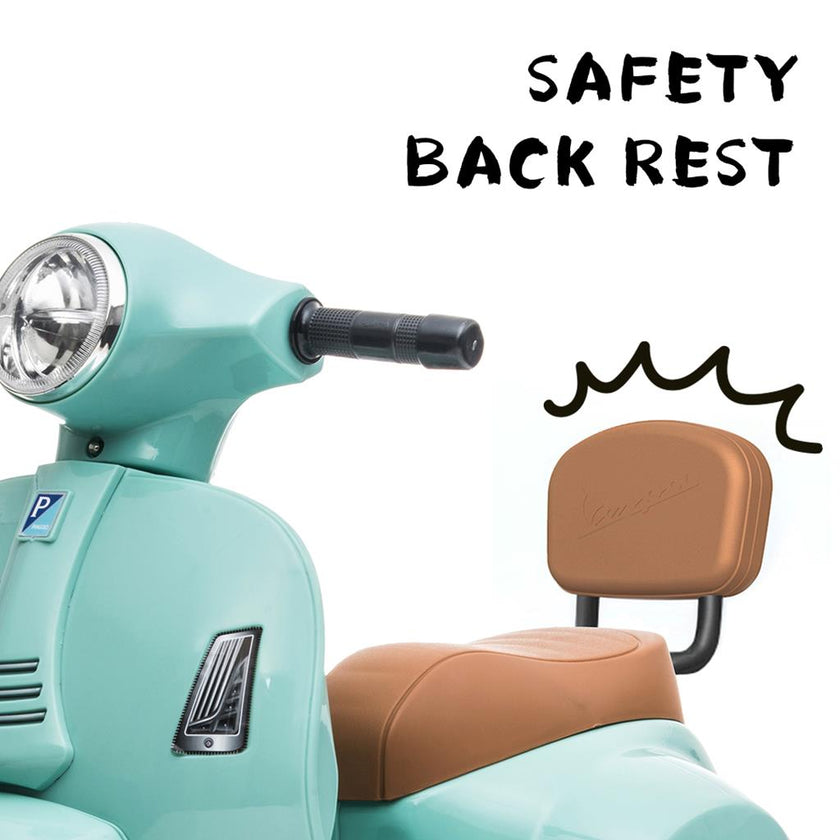 Vespa GTS Mini Electric Ride-On Kids Scooter (Assorted Designs) - Pre Order