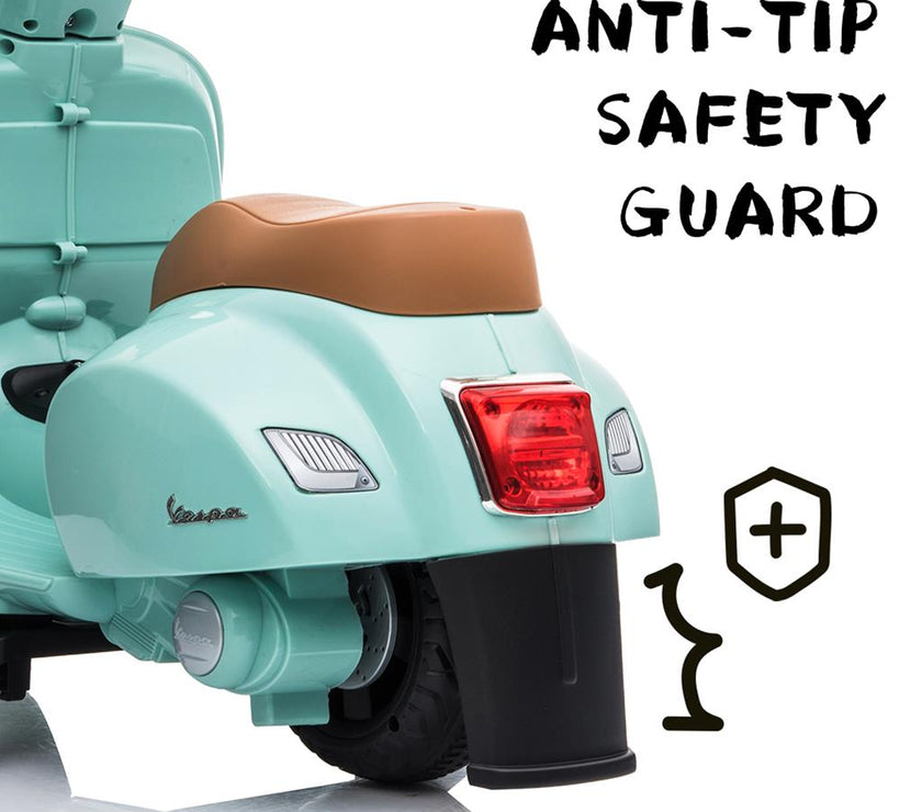 Vespa GTS Mini Electric Ride-On Kids Scooter (Assorted Designs) - Pre Order