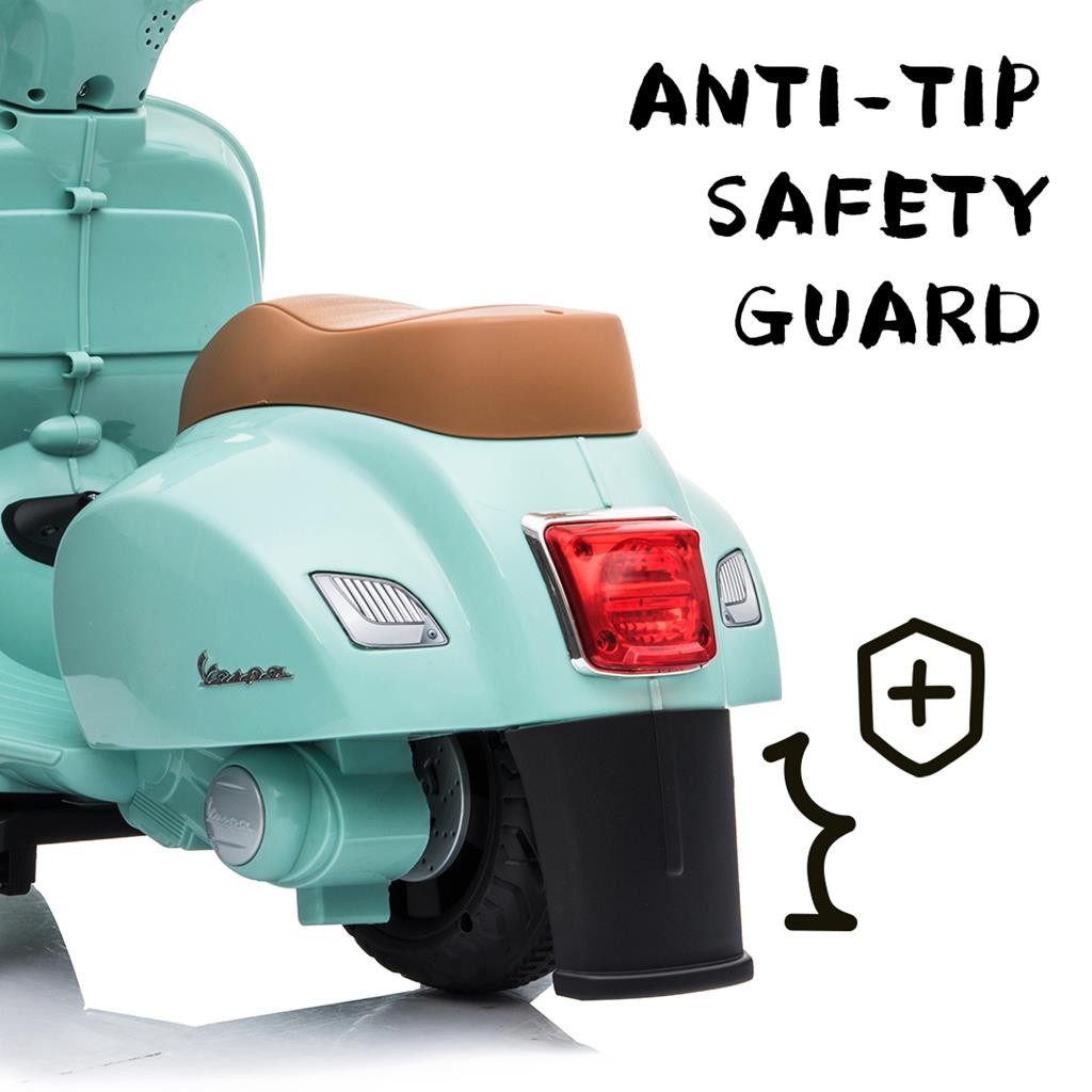 Vespa GTS Mini Electric Ride-On Kids Scooter (Assorted Designs)-17