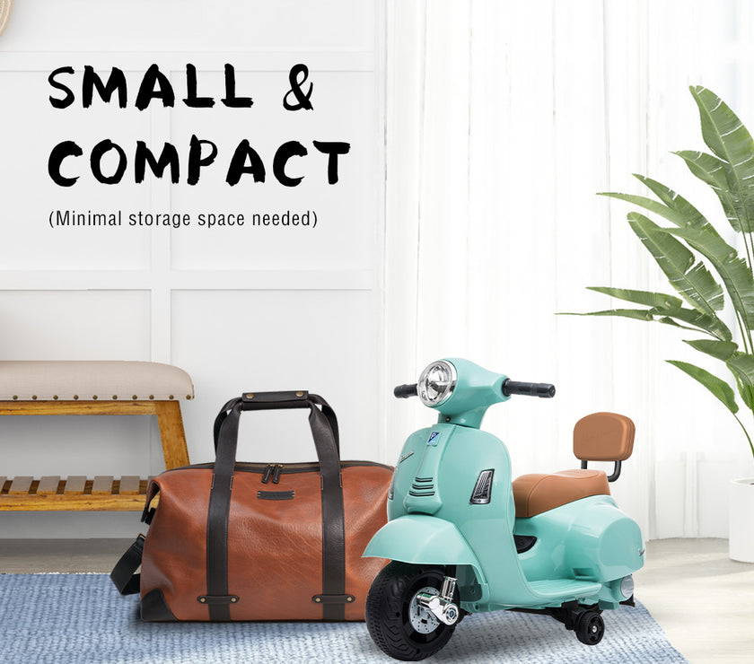 Vespa GTS Mini Electric Ride-On Kids Scooter (Assorted Designs) - Pre Order