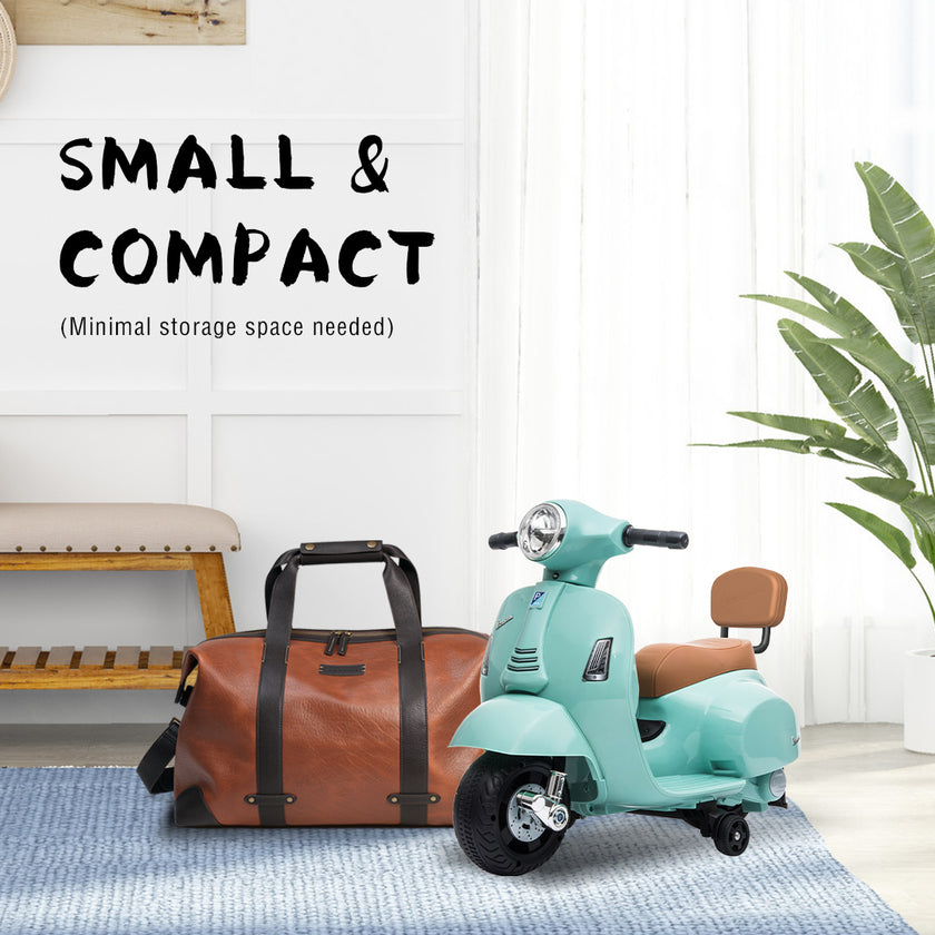 Vespa GTS Mini Electric Ride-On Kids Scooter (Assorted Designs) - Pre Order