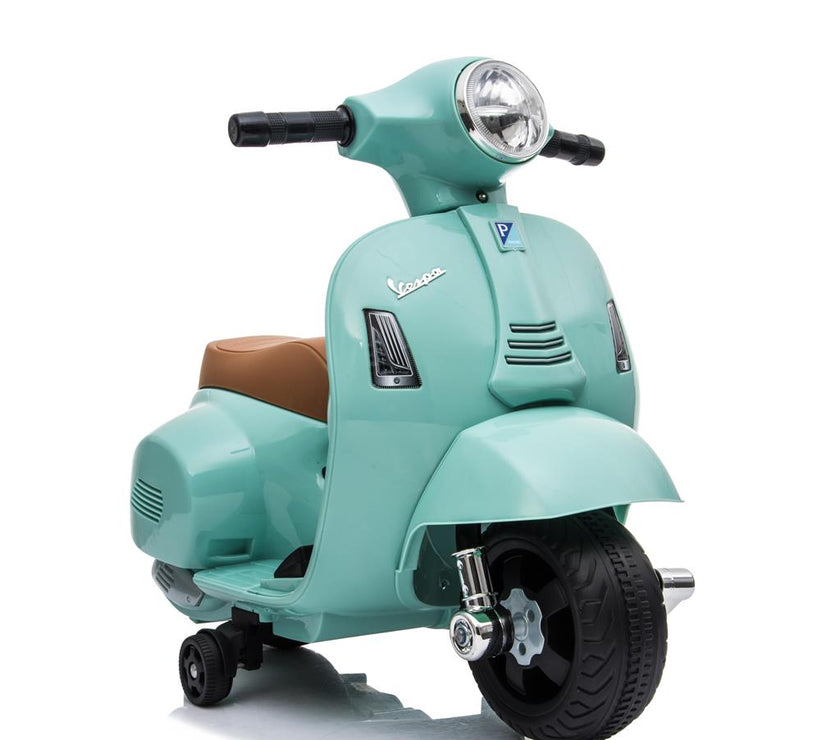 Vespa GTS Mini Electric Ride-On Kids Scooter (Assorted Designs) - Pre Order