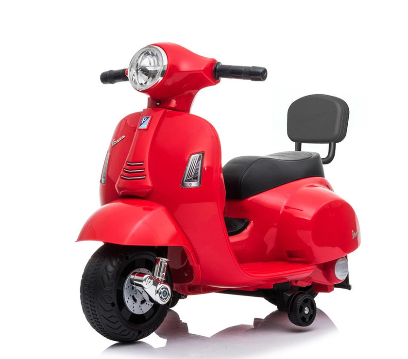 Vespa GTS Mini Electric Ride-On Kids Scooter (Assorted Designs) - Pre Order