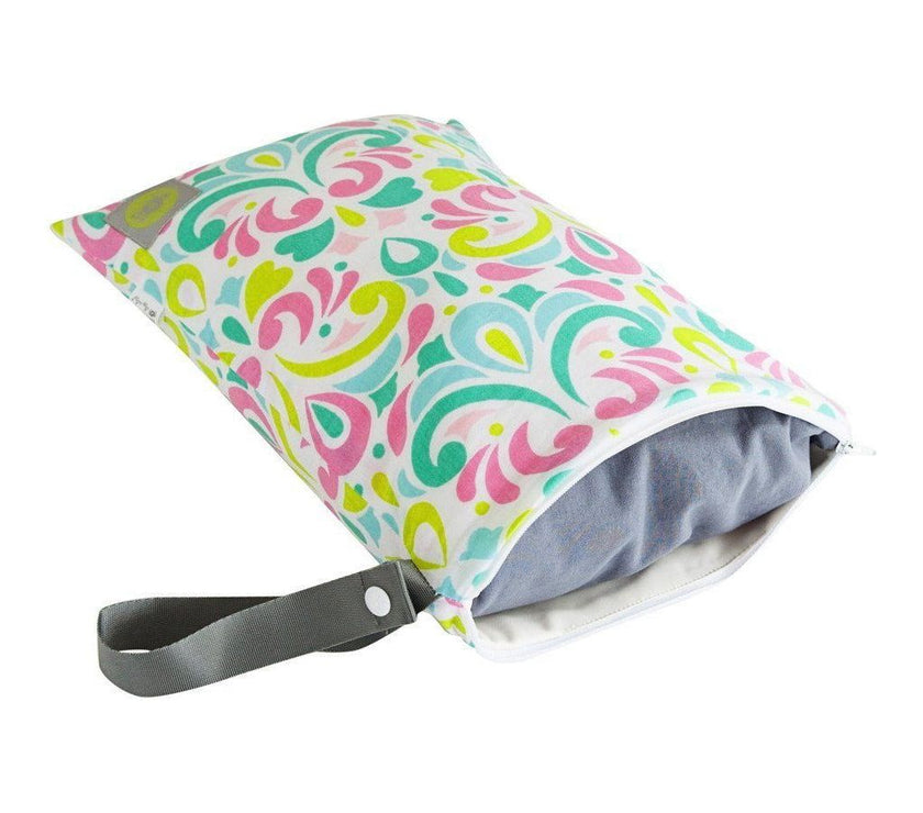 Itzy Ritzy Travel Happens™ Sealed Wet Bag with Handle - BROCADE SPLASH | Little Baby.