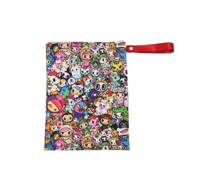 Itzy Ritzy TRAVEL HAPPENS™ SEALED WET BAG WITH HANDLE - TOKIDOKI COLLECTION | Little Baby.