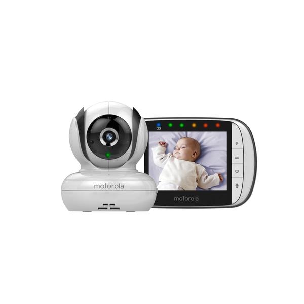 Motorola Digital Video Baby Monitor White MBP36S | Little Baby.