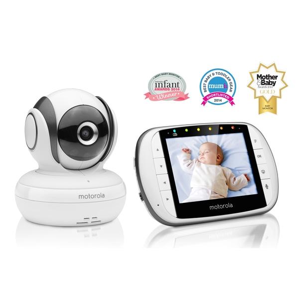 Motorola Digital Video Baby Monitor White MBP36S | Little Baby.