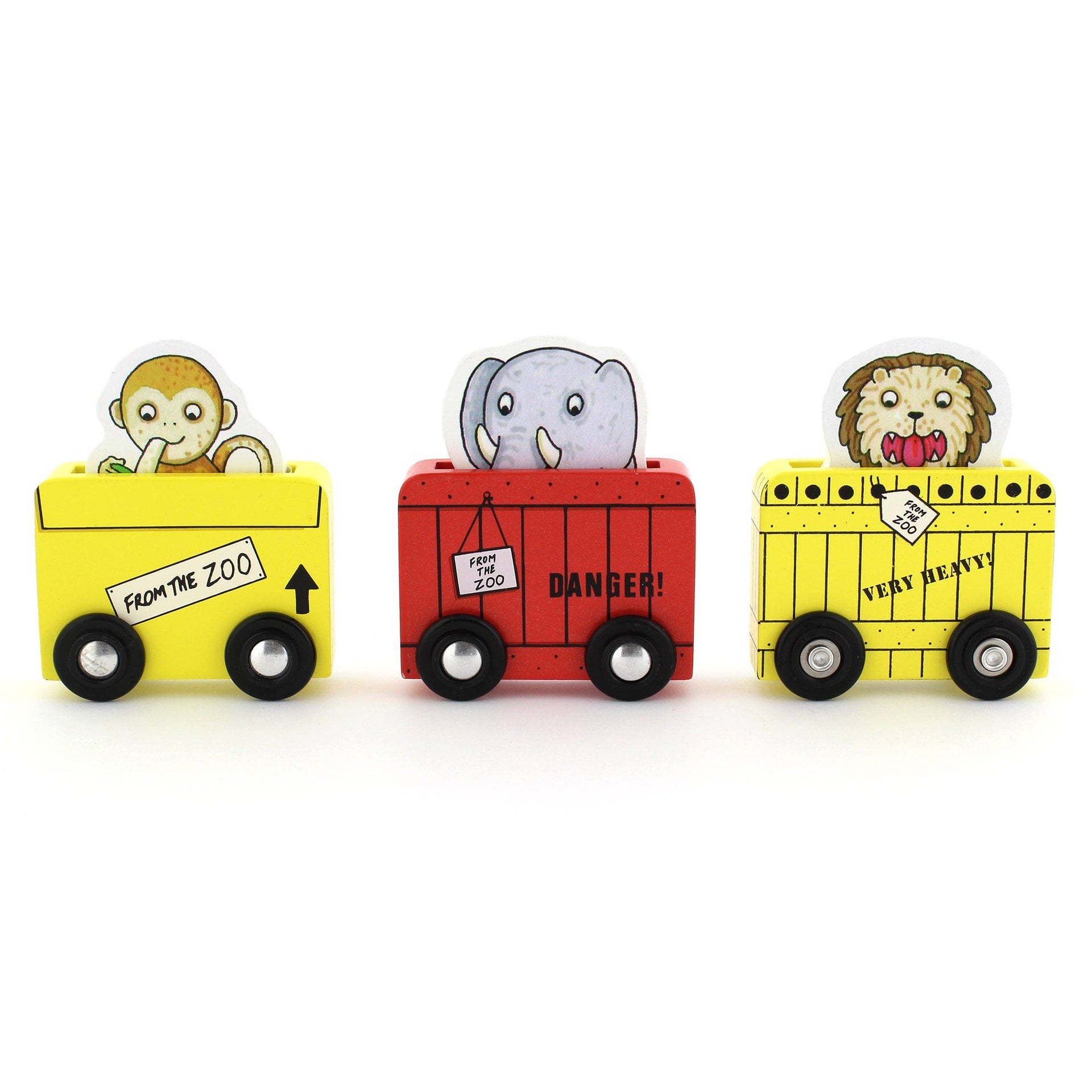 Dear Zoo Wooden Vehicles (set of 3) | Little Baby.