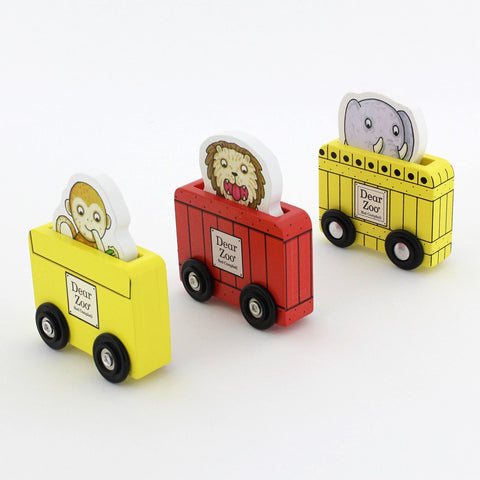 Dear Zoo Wooden Vehicles (set of 3) | Little Baby.