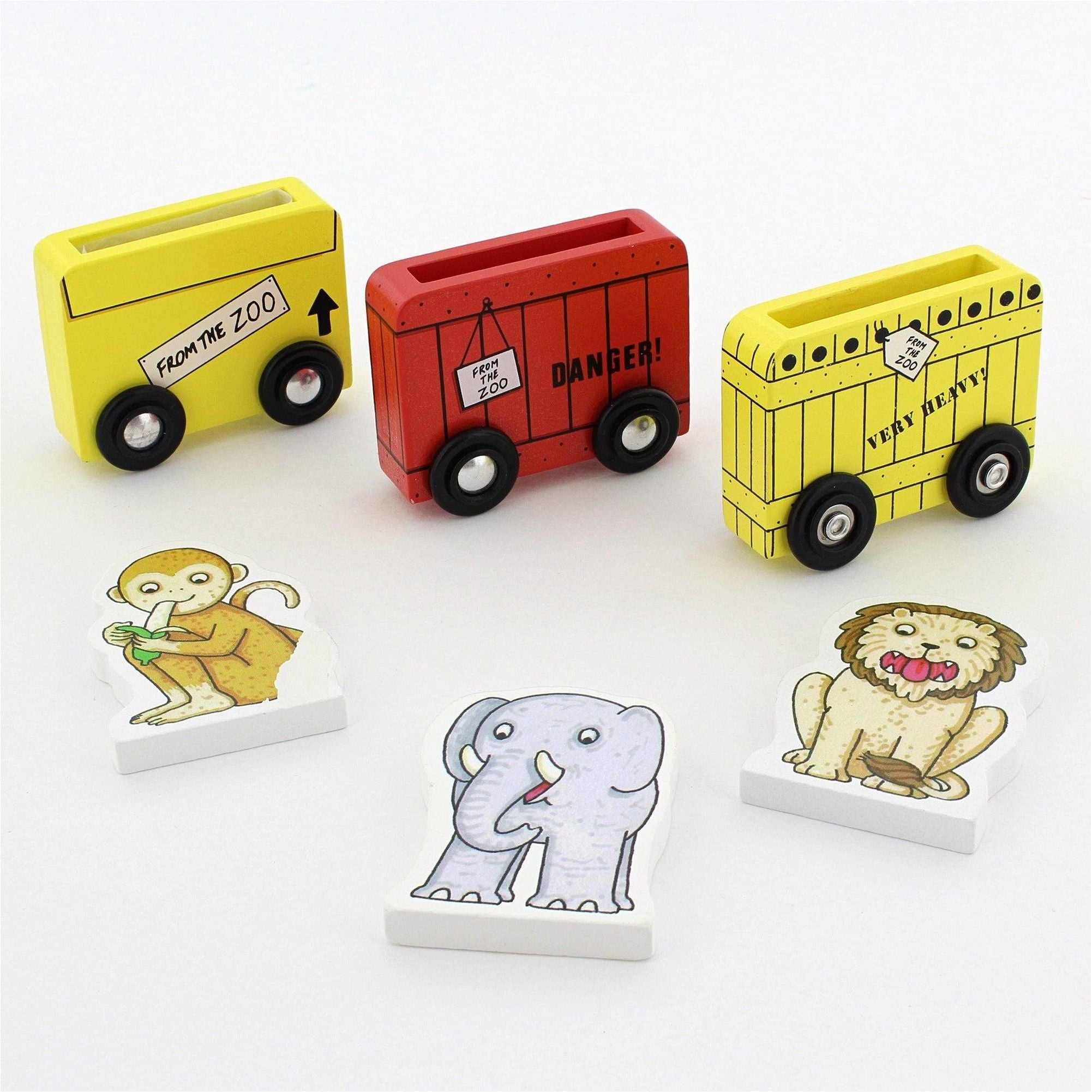 Dear Zoo Wooden Vehicles (set of 3) | Little Baby.