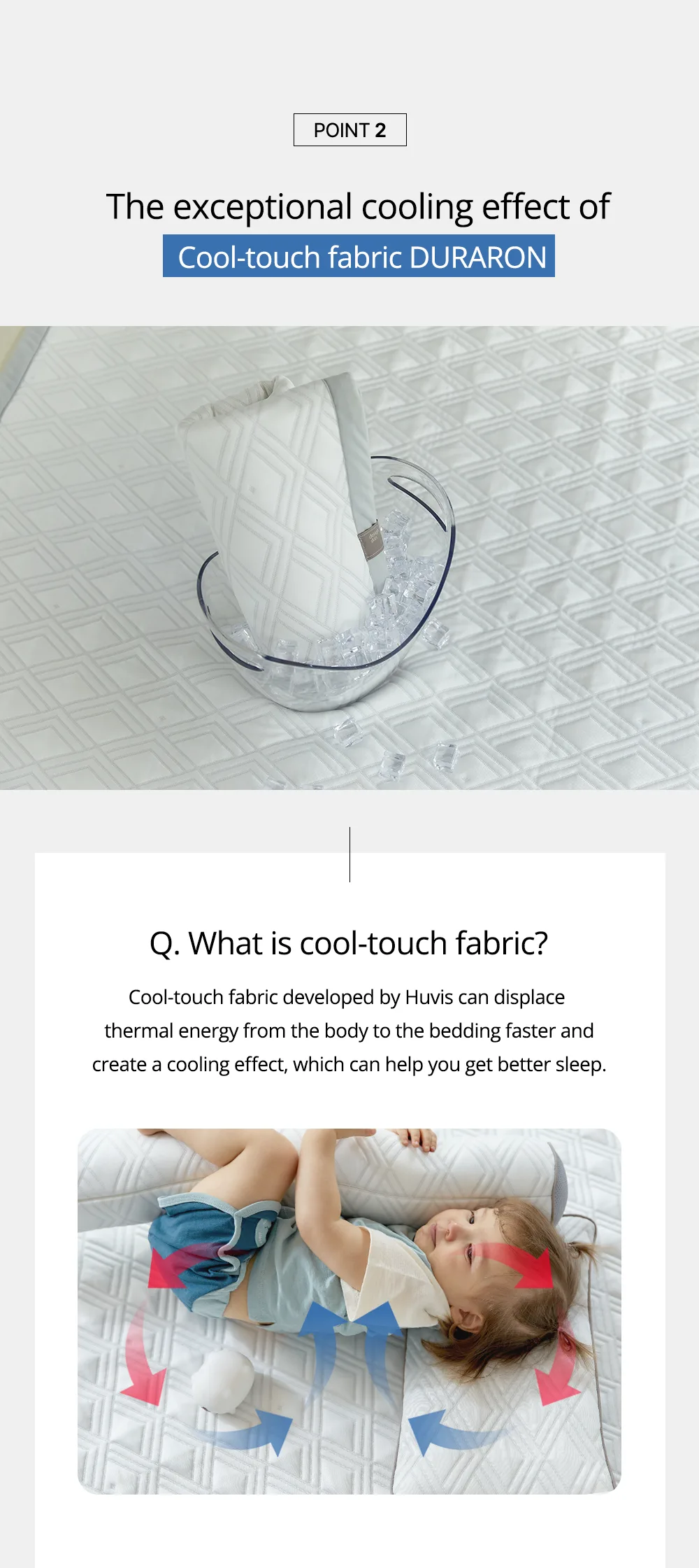 Designskin Cooling Body Pillow with Duraron fabric