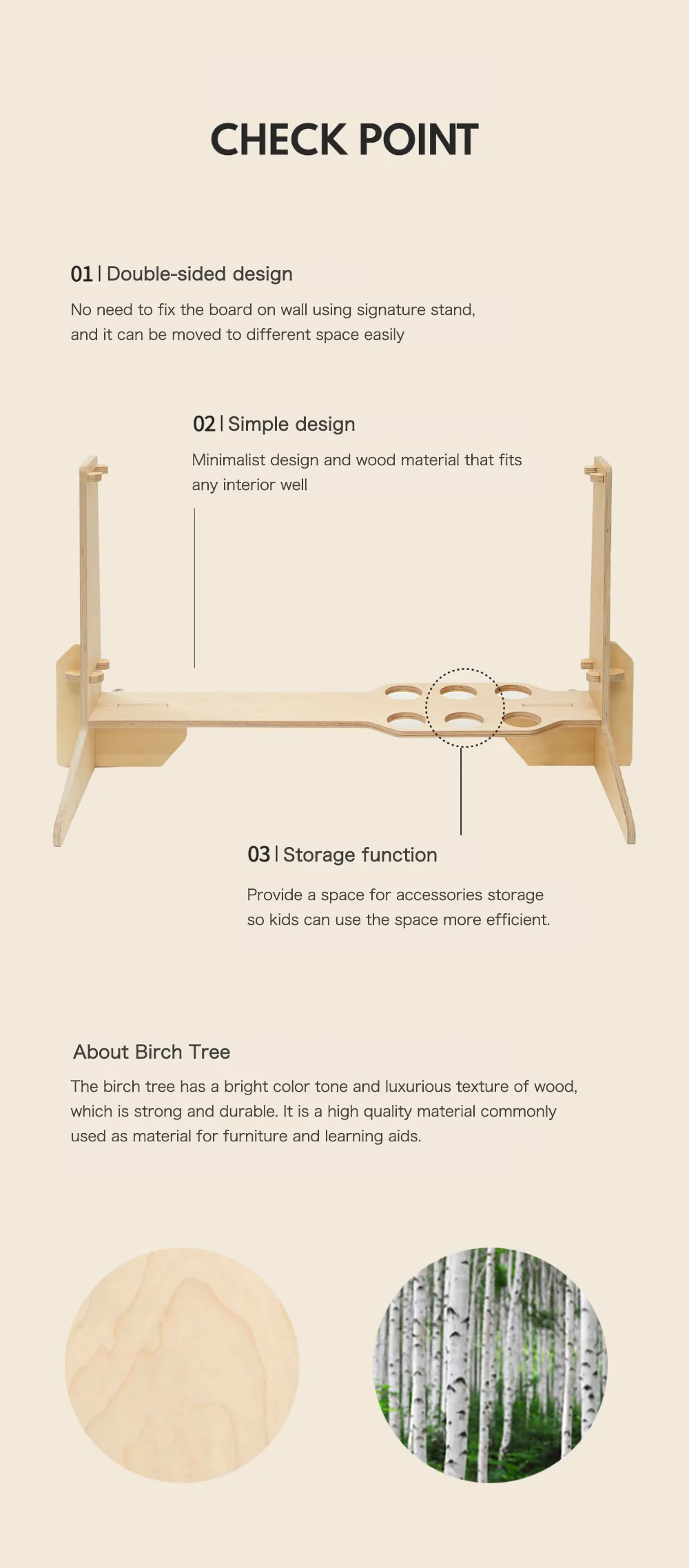 Noriterboard magnetic board stand product information