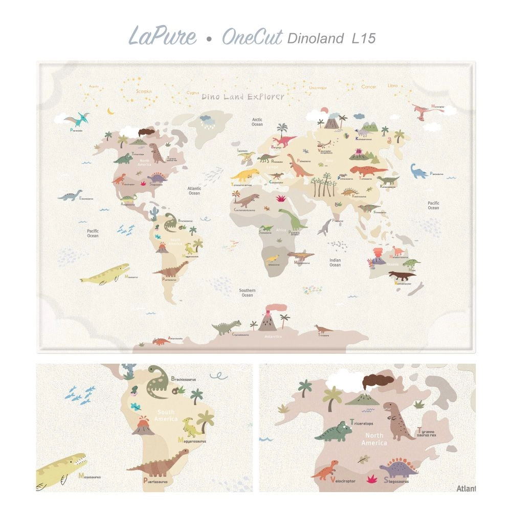 Parklon LaPure One Cut Mat World DinoLand (size OCL15) NEW